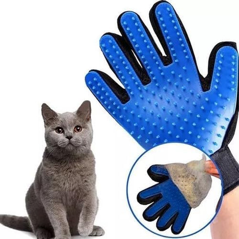 Luxury Pet Grooming Gloves - Perfect Brushes for Cats, Dogs Hair Remover - Enhanced 259-Silicone Tip Design for Superior Shedding and Massage, Ski...