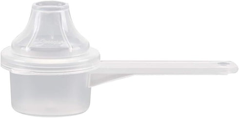 Plastic Measuring Scoop with Funnel, The Scoopie (6.5 cc | 1 1/3 Teaspoon | 6.5 mL) Measuring Spoons for Powders, Coffee, Pet Food, Protein, Spice...