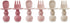 PandaEar 6 Pack Silicone Baby Spoons and Fork Feeding Set- Anti-Choke First Self Feeding Utensils for Baby Led Weaning Ages 3 Months -Pink...