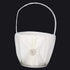 Adds an Elegant Touch, a Gift Basket and a Portable Flower Girl Basket with a Satin Bow on Each Side to memorize for The Wedding(Ivory)...