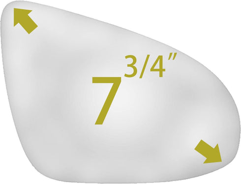 Mirror Glass Replacement fit for TOYOTA 2013-2018 Avalon 2012-2017 Camry Passenger Right Side Convex Glass With Adhesives...