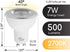 Euri Lighting EP16-7W5020eG-2 Dimmable LED PAR16, GU10 Base, 7W (50W Equal) 500lm, Warm White (2700K), 80CRI, 40° Angle, Damp Rated, UL, Energy St...