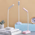Small led light lamp battery operated,Small desk light 3 pack,With usb cable,3 position adjustable light,360° rotating hose,White eye protection l...