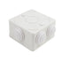 YXQ Electrical Junction Box Waterproof Outdoor Enclosure Squre Power Wire Hole with Cover Dustproof DIY Case ABS White(3.3" x 3.3" x 2")...
