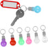DOITOOL 21pcs Color Luminous Key Chain Funny Keychains Light up Toys Led Color Led Keychain Halloween Key Ring Flashing Led Bulbs Led Light Bulb U...