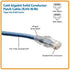 Tripp Lite Cat6 Gigabit Solid Conductor Snagless Patch Cable (RJ45 M/M ) - Blue, 25-ft.(N202-025-BL)...