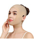 Anna-Kaci Womens Chin Strap Support Band Neck Bandage Post Surgical Compression Head wrap, Neck and Chin Compression Garment Wrap, Dark Beige, Sma...