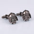 Skull Cufflinks for Men, Warrior Helmet Skull Head Cufflinks, Viking Skull Cuff Links, Gothic Skull Shirt Tuxedo Cufflinks, Punk Skull Cufflinks F...