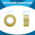 Blue Lake ECOLIFE Plastic Free Tape Dispenser with 4 Rolls 3/4 in x 630 in Transparent Tape, Tape Dispenser Desk for Gift Wrapping, Office, Home, ...