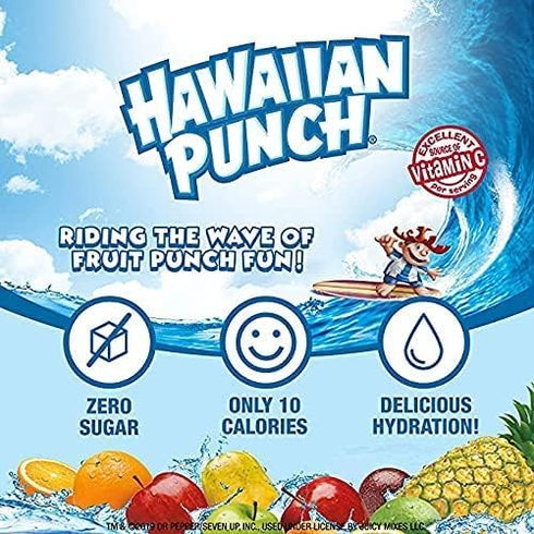 Hawaiian Punch, Paradise Variety Pack– Powder Drink Mix - (5 boxes, 40 sticks) – Sugar Free & Delicious, Excellent source of Vitamin C, Makes 40 f...