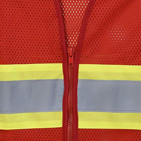 Radians SV22-1 Economy Type O Class 1 Safety Vest, Red, 3X-Large...
