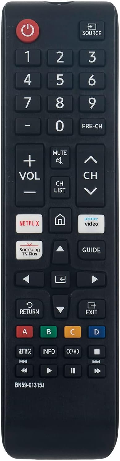 Allimity BN59-01315J Replaced Remote Control Fit for Samsung TV UN65TU7000FXZA UN65TU7000FXZC UN75TU7000FXZA...