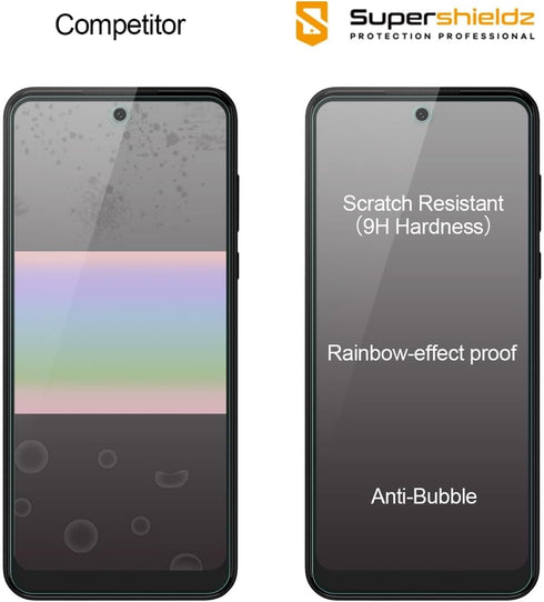 Supershieldz (3 Pack) Designed for Motorola Moto G Power (2022) Tempered Glass Screen Protector, Anti Scratch, Bubble Free...