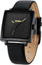 Minimalist Square Watches for Women, Waterproof Womens Leather Watch, Analog Women's Wrist Watches Quartz Ladies Watches for Small Wrists Thin Wat...