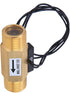 YWBL-WH Water Flow Hall Effect Sensor Switch with 1/2-inch Interface Electromagnetic Flowmeter Brass Industrial Accessory, Valve...
