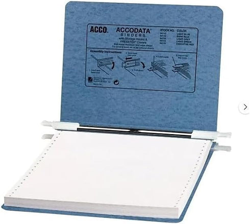 ACCO PRESSTEX Covers w/ Hooks, Unburst, 9 1/2 x 11 Sheets, Dark Blue (54113)...