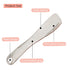 3 PCS Metal Cosmetic Spoon, Zinc Alloy Mini Skincare Spatula, Mask Spatula Facial Cream Facial Cosmetic Spoon Beauty Scoop (Silver Gold Rose Gold)...