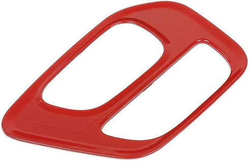 Voodonala for Challenger Gear Shift Panel Covers Decoration Trim Accessories for Dodge Challenger 2015-2022 (Red)...