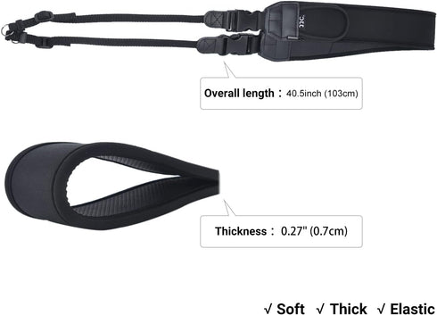 Universal Shoulder Neck Strap for DSLR Camera,Soft Neoprene Neck Belt Strap with Quick-Release,Camera Strap for X100V Canon R5 R6 R7 R RP 5DM4 6DM...