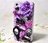Beading Station 12 Pc Flat Back 3D Rose Cabochons Decorations ~ Jewelry Making DIY Kit/pack (Purple Deco Kit)...