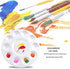 Hulameda 10pcs Paint Tray Palettes,Plastic Round Pallet for Kids or Pupils to Painting, DIY Craft at Home, Kindergarten or School...