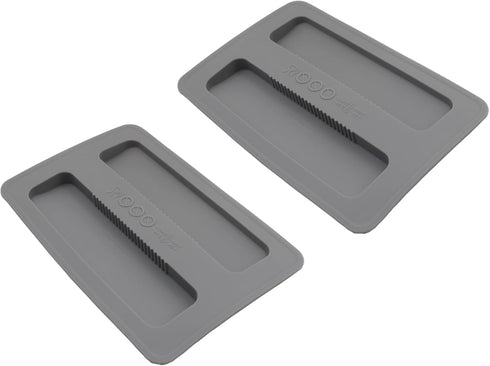 Toaster Cover/Lid 2 Slice Silicone Bread Machine/Maker Upper Cover Washable Toaster Appliance Top Cover (Grey)...