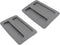 Toaster Cover/Lid 2 Slice Silicone Bread Machine/Maker Upper Cover Washable Toaster Appliance Top Cover (Grey)...