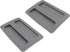 Toaster Cover/Lid 2 Slice Silicone Bread Machine/Maker Upper Cover Washable Toaster Appliance Top Cover (Grey)...