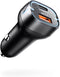 Car Charger Adapter, Dual Ports 5A/52W Total PD & QC4.0 USB C Quick Charge, Fast Car Charging Compatible with 12/Pro/Pro Max, 11 Pro, Samsung Gala...
