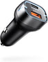 Car Charger Adapter, Dual Ports 5A/52W Total PD & QC4.0 USB C Quick Charge, Fast Car Charging Compatible with 12/Pro/Pro Max, 11 Pro, Samsung Gala...
