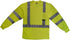 Radians ST21-3PGS-M Class 3 Max-Dri Moisture Wicking Mesh Long Sleeve Safety T-Shirt, Medium, Green...