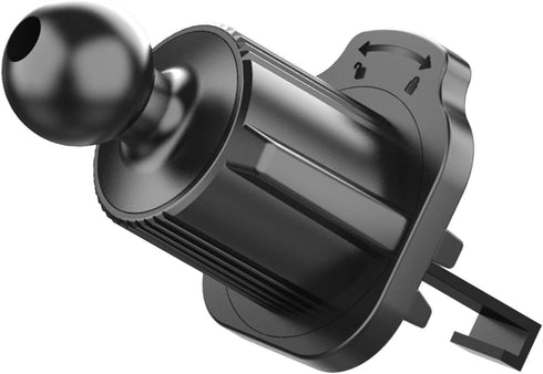 1Pc Black Universal Air Vent Clip For Car Mount Cellphone Holder Vent Grip Joint Dia-17mm For Most Bracket Air Vent Clip For Car Mount Holder Join...