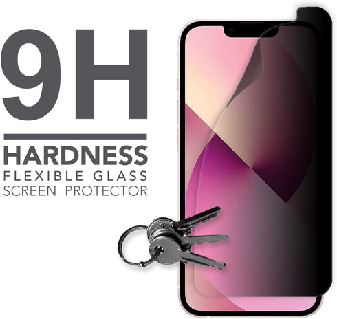 ARMOR Flexible Glass Screen Protector for iPhone 13 Mini, Privacy Guard with 9H...