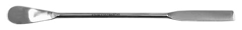 Stainless Steel Lab Spatula with Flat Square/Spoon Ends, 7"...