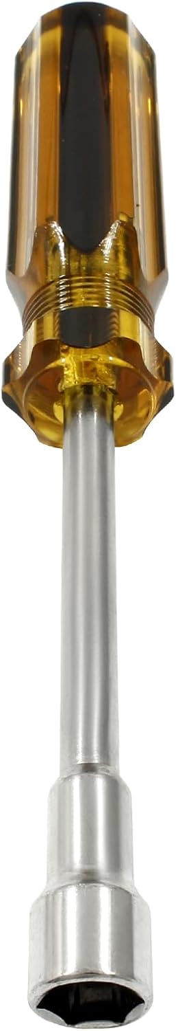 10mm Socket Wrench Screwdriver, Hex Socket Wrench High-Carbon Steel Hexagon Nut Driver Non-Magnetic Tip Hex Nut Screwdriver Hand Tool for Repairs(...