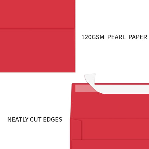 50 Pack 4X6 Envelopes for Invitation, A6 Envelopes Self Seal for Cards,Photos?Wedding, Birthday, Party, Babay Shower (Multicolor)...