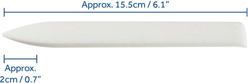 Tonic Studios Teflon Bone Folder - Scoring Tool and Craft Paper Creaser for Card Making, Scrapbooking, and Book Binding - Smooth and Non Damaging,...