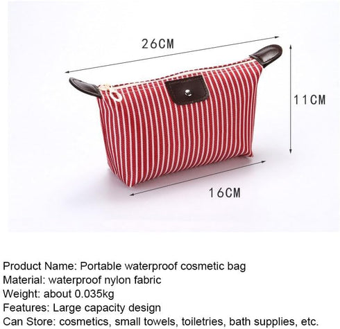 Small Makeup Bag Mini Travel Toiletry Bag Waterproof Portable Make Up Bag Zipper Foldable Pouches for Women...