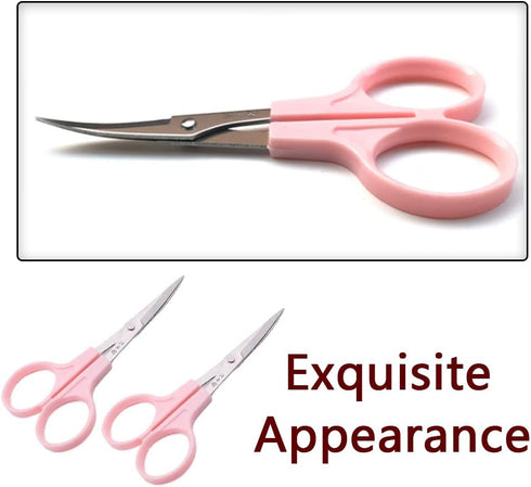 3 Pcs Small Embroidery Curved Scissors Cross Stitch Sewing Craft Small Tools DIY Scissors for Crafting, Sewing, Dressmaking, Cloth...