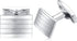 HONEY BEAR Rectangle Stripe Cufflinks for Mens Steel Wedding Gift Silver...