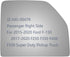 Upper Towing Mirror Glass fit for 2015-2020 F150, 2017 2018 2019 2020 Ford F250 F350 F450 F550 Super Duty Pickup Truck Passenger Right Side RH Fla...