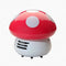 Mini Cute Table Dust Vacuum Cleaner Mushroom Shaped Portable Corner Desk Vacuum Cleaner Mini Cute Vacuum Cleaner Dust Sweeper(Red)...