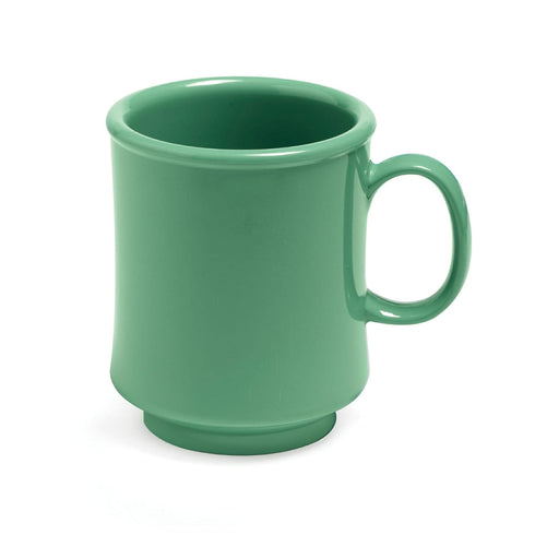 G.E.T. TM-1308-FG Rainforest Green 8 oz Tritan Plastic Stacking Mugs (Pack of 4)...