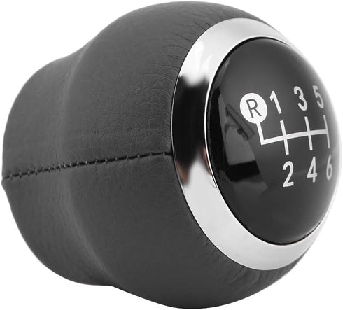 Gear Shifter Knob,Shift Knob Leather Car Shifter Gear Lever Shifting Handle,Car 6 Speed Gear Shift Lever Knob for Toyota Corolla Verso Auris Yaris...