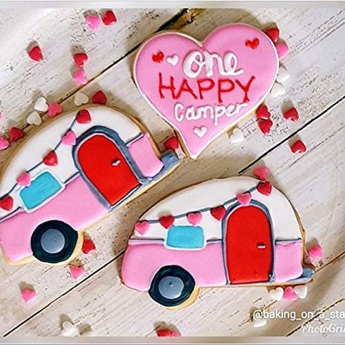 Trailer Glamper RV Camper 4 Inch Cookie Cutter from The Cookie Cutter Shop – Tin Plated Steel – Made in the USA...