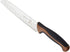 Mercer Culinary Millennia Color Handle Cutlery 7" Santoku Knife (Granton Edge) Brown...