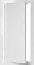 8inch x 16inch White Plastic Access Panel. Service Shaft Door Panel. Plumbing, Electricity, Heating, Alarm Wall Access Panel Drywall. Bathroom Ser...