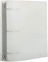 JAM PAPER Plastic 3 inch Binder - Clear 3 Ring Binder - Sold Individually...