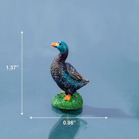 Mini Resin Duck & Goose Fairy Garden Accessories Miniature Figurine, Decor for Fairy Garden Bonsai Micro Landscape Moss Terrarium DIY Craft Projec...