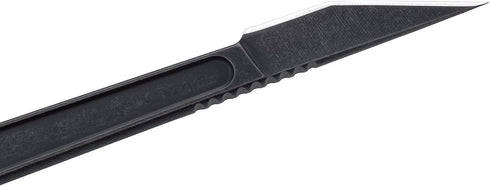 Fixed Blade Knife, 440C Blade Stainless Steel Handle, Tactical EDC Knife with Kydex Sheath, Outdoor survival Knife for Hiking, Camping OS108 (Blac...